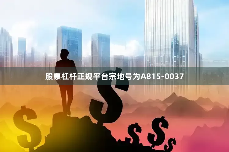 股票杠杆正规平台宗地号为A815-0037