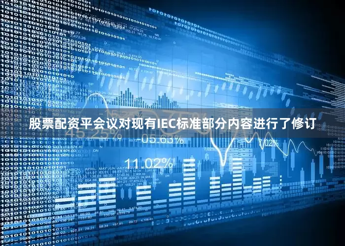 股票配资平会议对现有IEC标准部分内容进行了修订